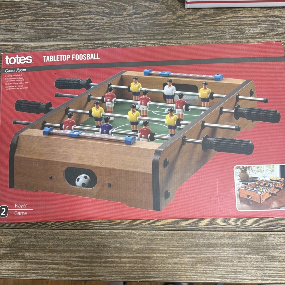 Totes Tabletop Foosball Game Room 2 Player Game